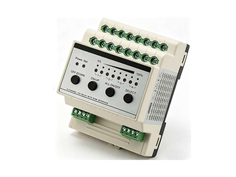 SQD-R0416A-D4I 4路0-10伏的调光执行模块