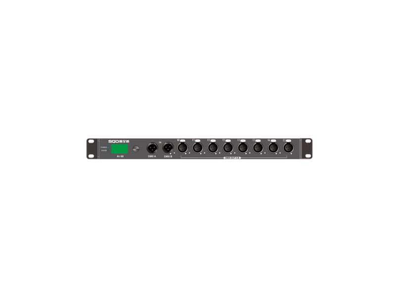 AI-S8 DMX网络分配器（机架式）